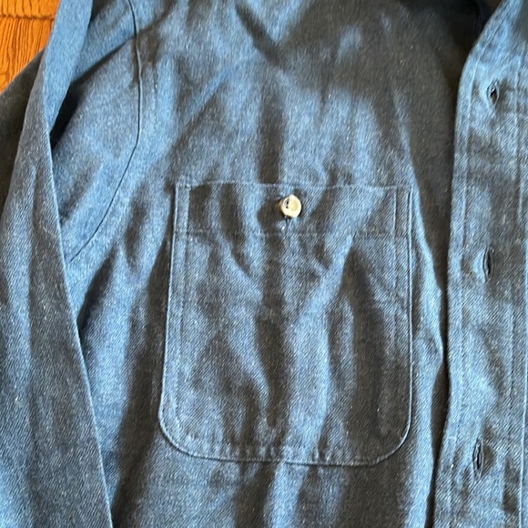 Red Head Brand Co. RipStop Brand new blue button up shirt - Picture 3 of 4